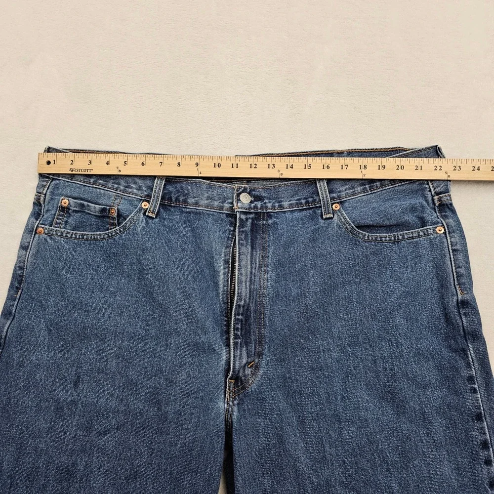 Levi's 550 Relaxed Fit Jeans Mens 44x29 (46x30) Blue Denim Cotton Classic Baggy